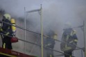 Dachstuhlbrand Koeln Poll Geislarerstr P354